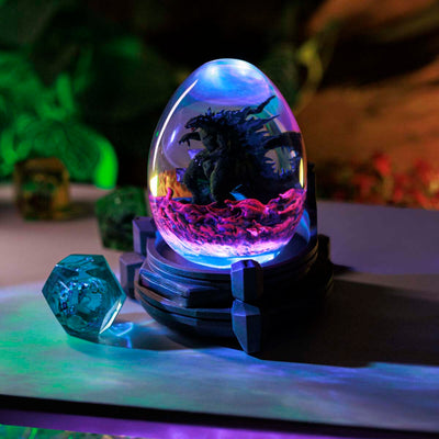 Gozilla Epoxy Resin Egg Lamp, Night Light