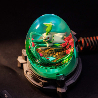 Pokemon Chikorita Resin Egg Lamp, Night Light