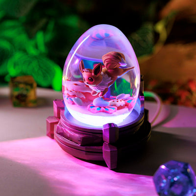 Pokemon Eevee Epoxy Resin Egg Lamp, Night Light