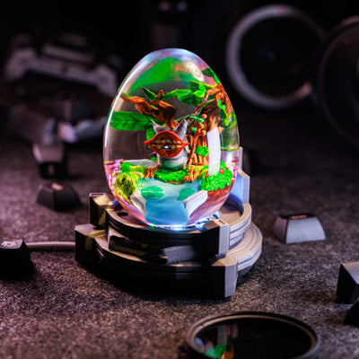 Zelda Korok Epoxy Resin Egg Lamp, Night Light