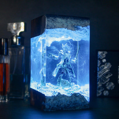 LeChuck The Secret of Monkey Island Epoxy Resin Lamp, Night Light