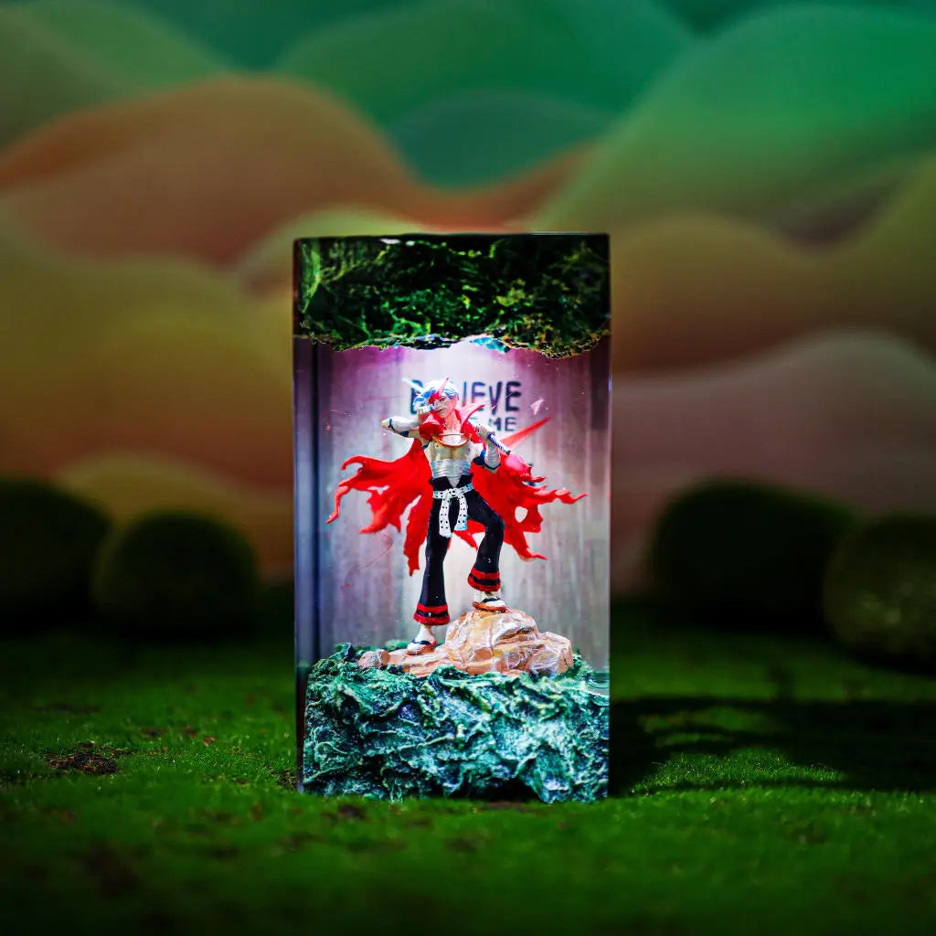 Kamina Tengen Toppa Gurren Lagann Epoxy Resin Lamp, Night Light