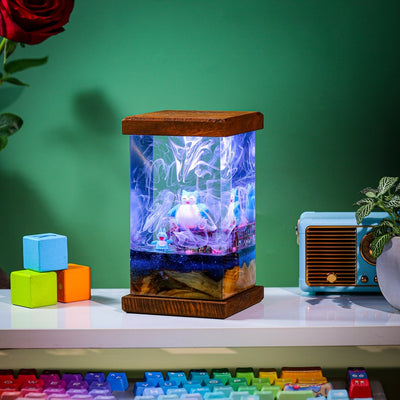 Pokemon Snorlax Epoxy Resin Lamp, Night Light