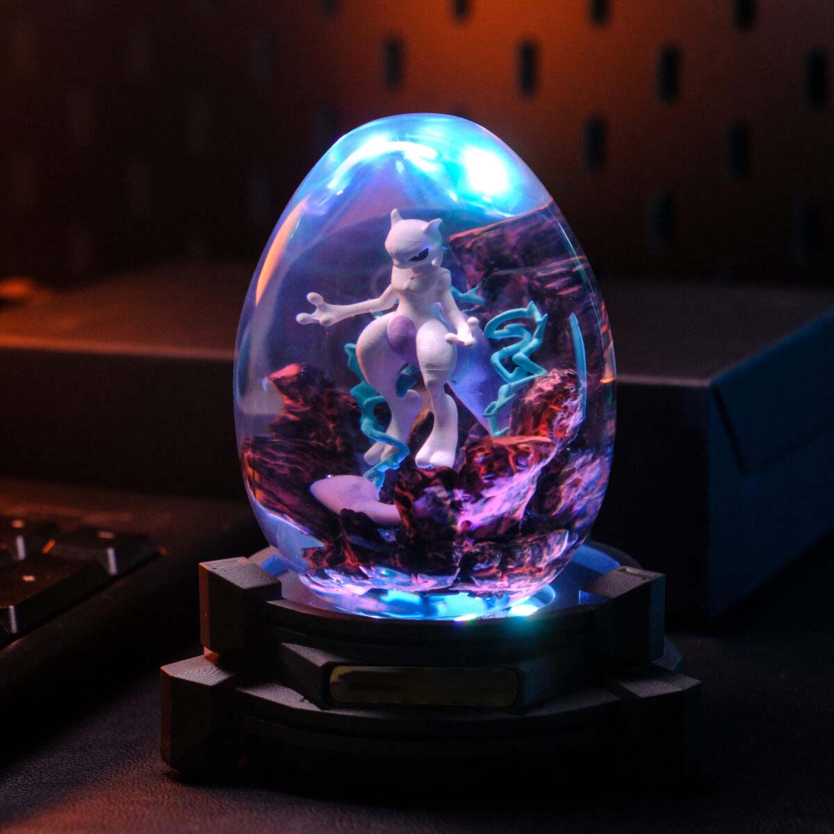Pokemon Mewtwo Resin Egg Lamp, Night Light