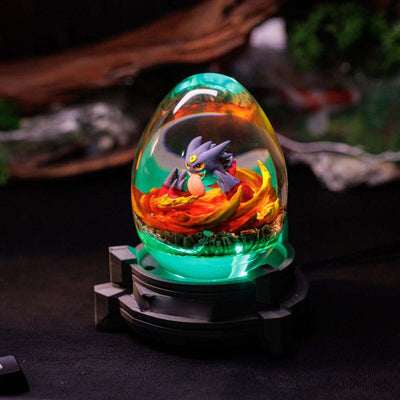 Pokemon Mega Gengar Resin Egg Lamp, Night Light