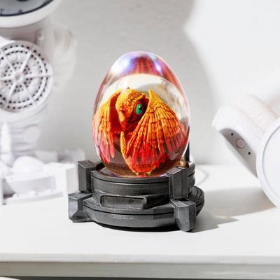 Baby Dinosaur Resin Egg Lamp, Night Light