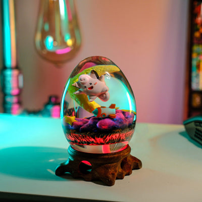 Pokemon Clefairy Resin Egg Lamp, Night Light
