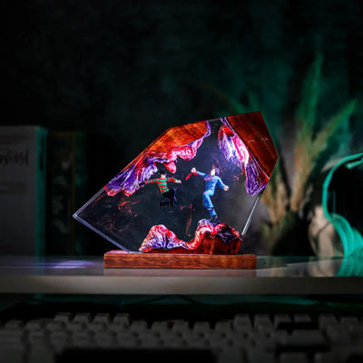 Halloween Horror Epoxy Resin Lamp, Night Light