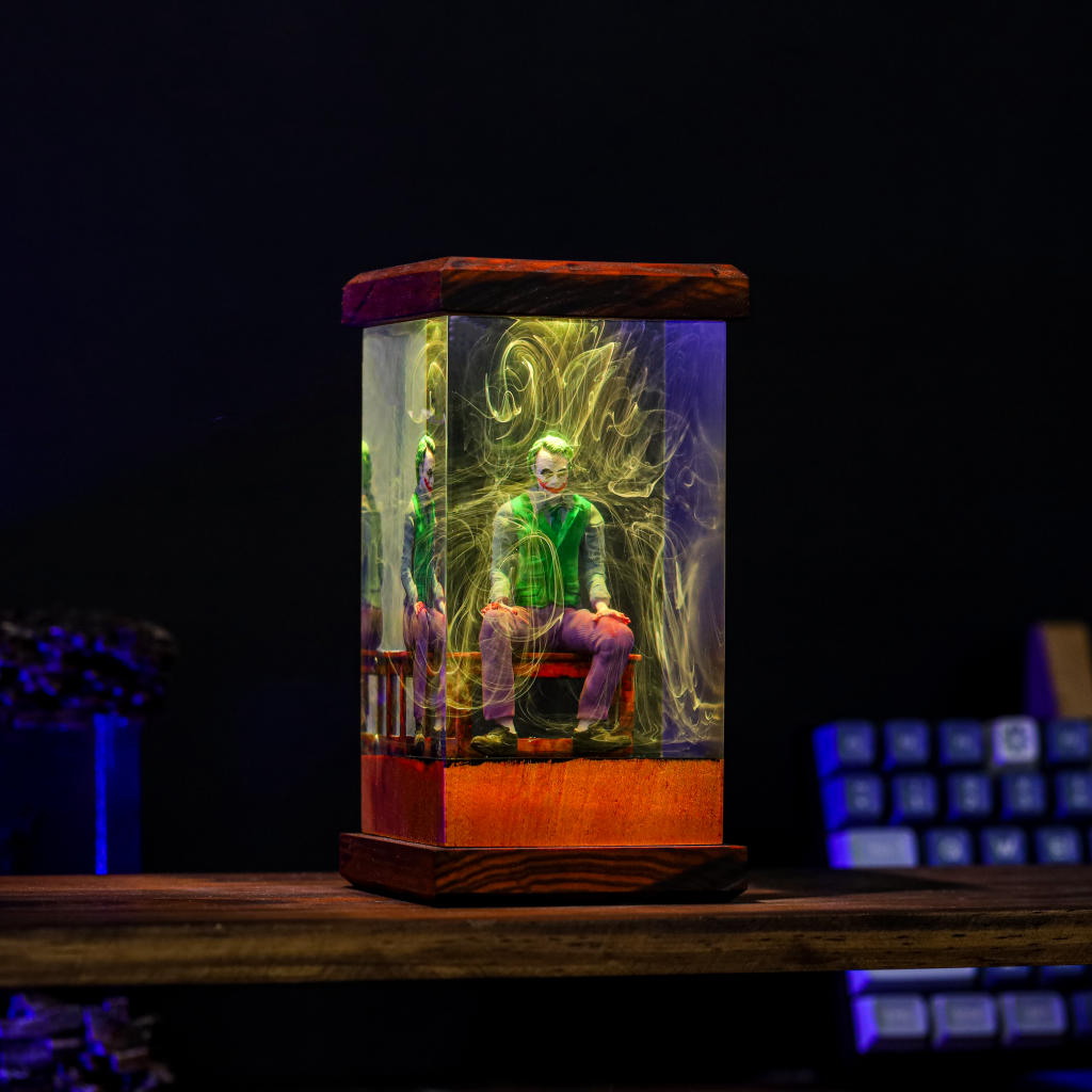 DC Joker Epoxy Resin Lamp, Night Light