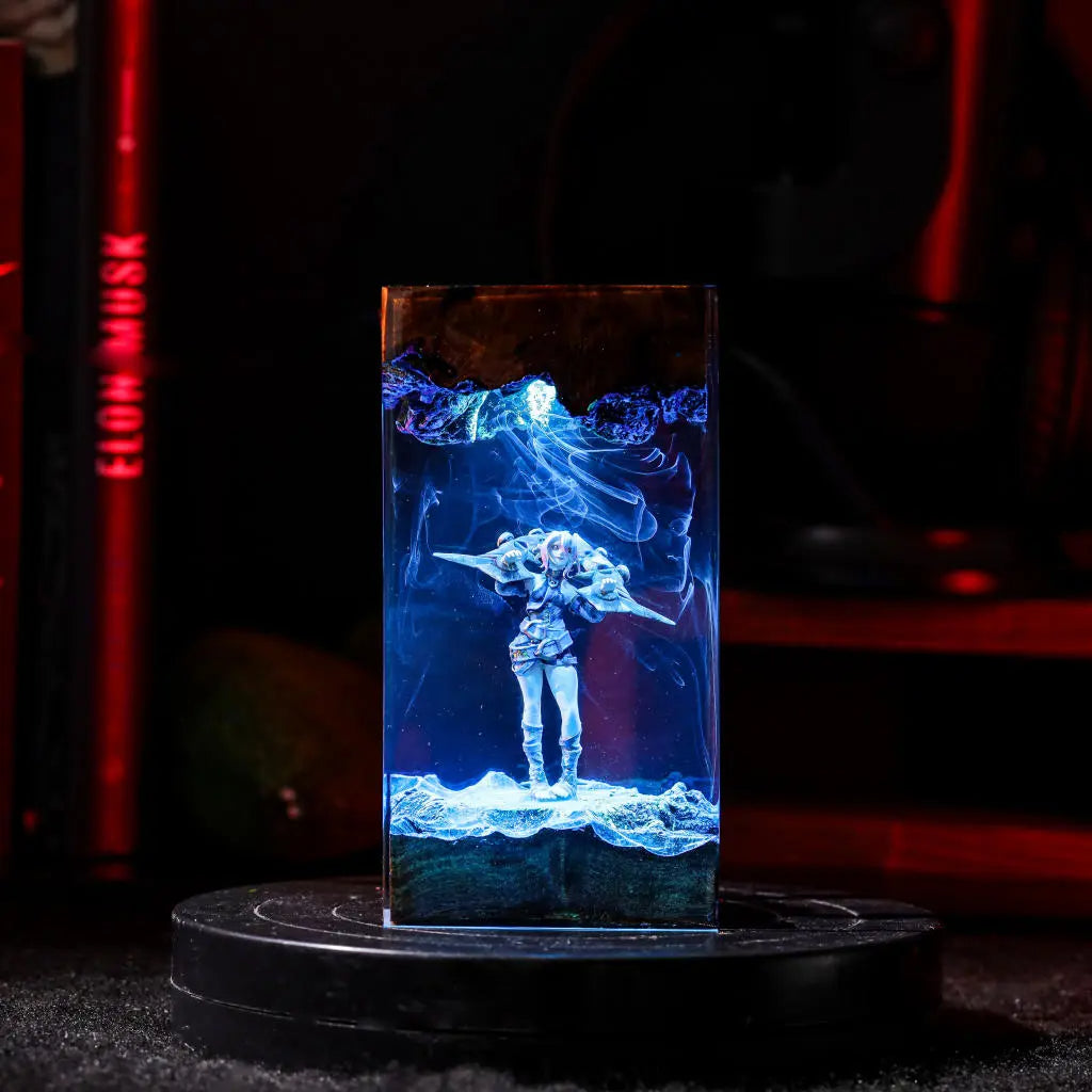 Briar League of Legends Epoxy Resin Lamp, Night Light