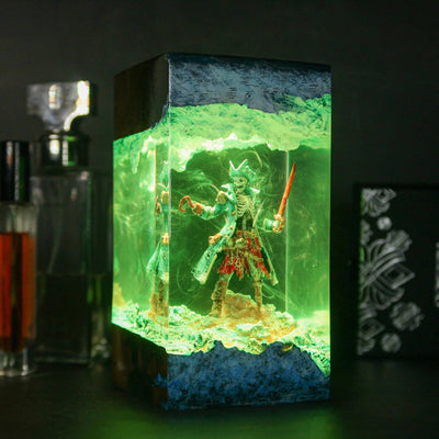 LeChuck The Secret of Monkey Island Epoxy Resin Lamp, Night Light