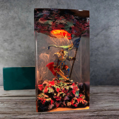 World of Warcraft Varian Wrynn Epoxy Resin Lamp, Night Light