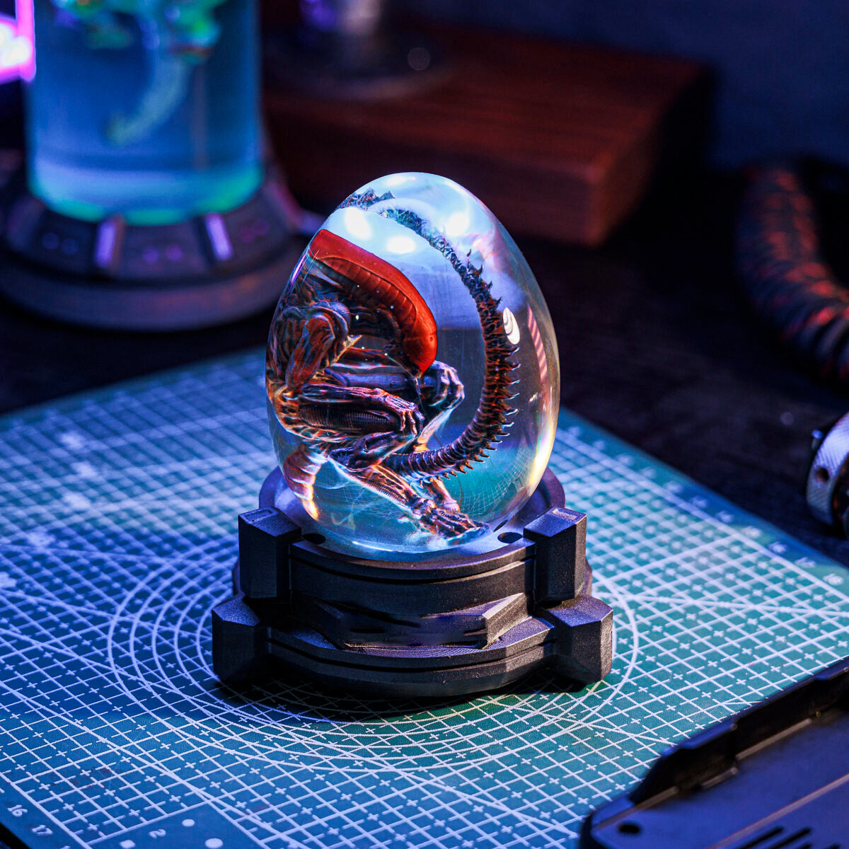 Alien Xenomorph Resin Egg Lamp, Night Light
