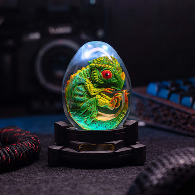 Baby Dinosaur Resin Egg Lamp, Night Light