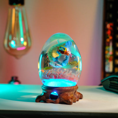 Pokemon Mudpik Epoxy Resin Egg Lamp, Night Light