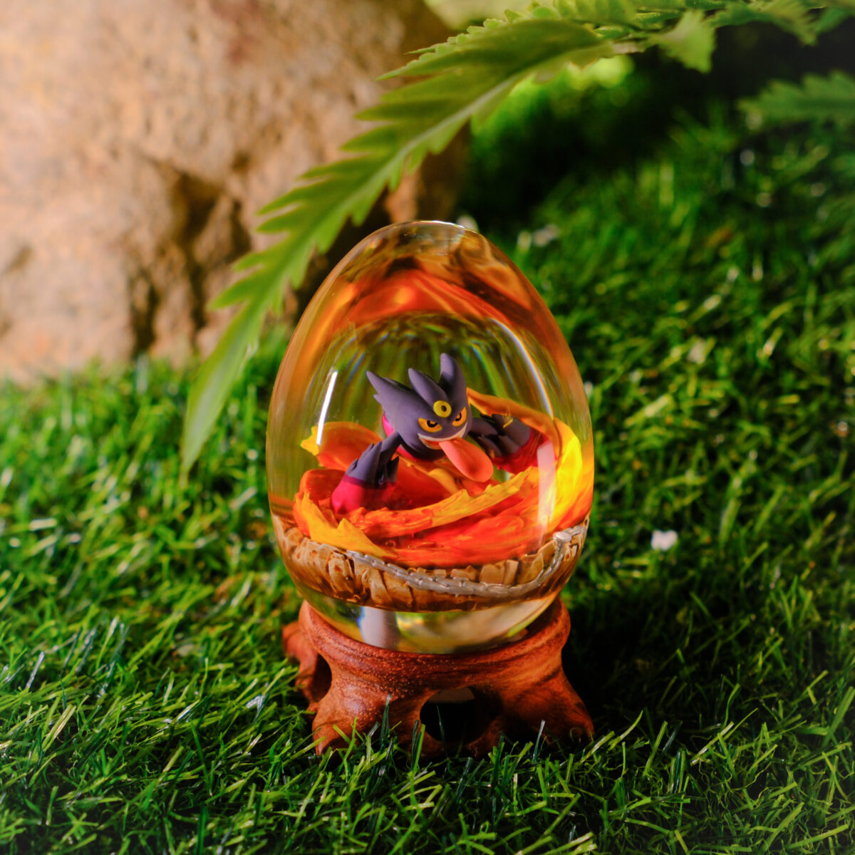 Pokemon Mega Gengar Resin Egg Lamp, Night Light