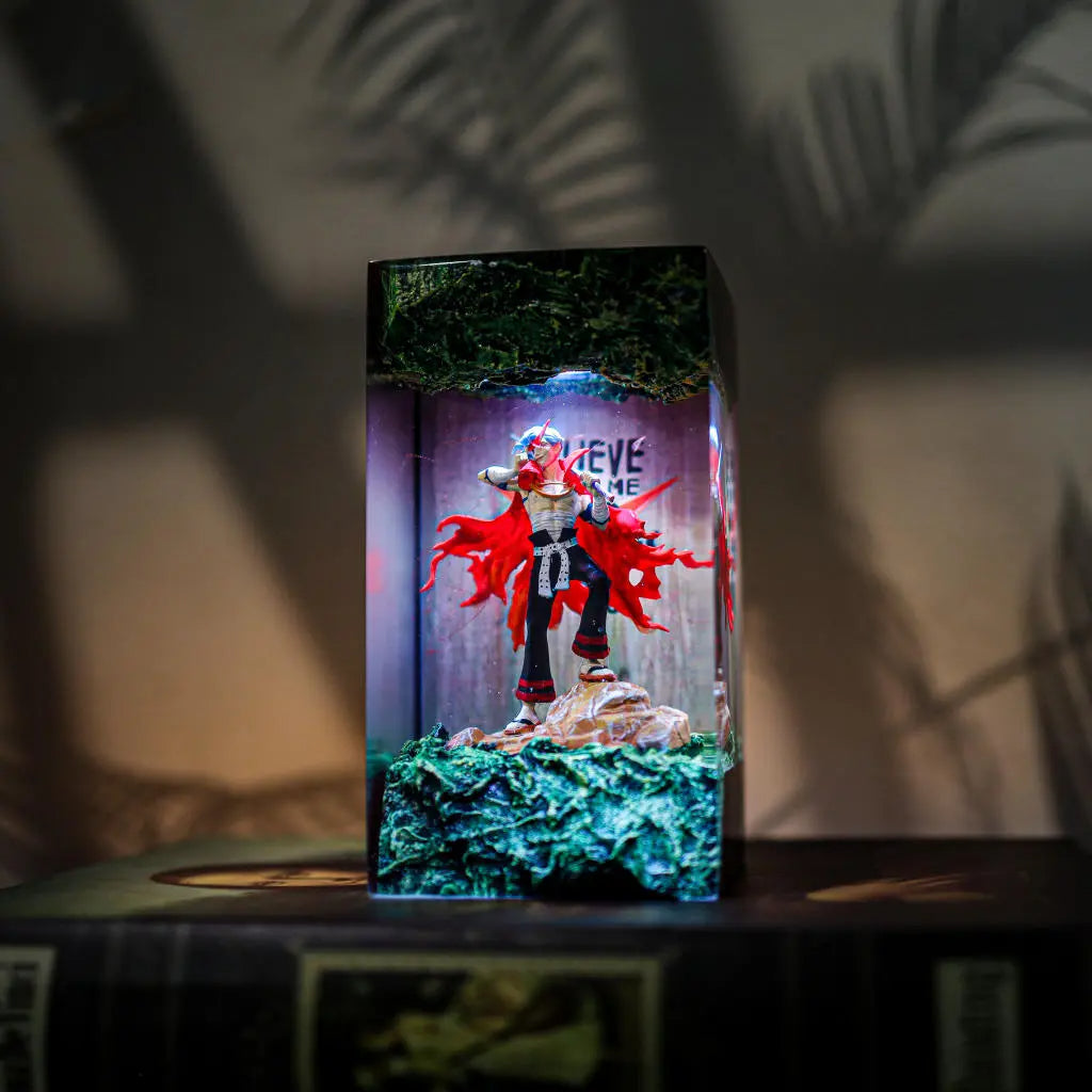 Kamina Tengen Toppa Gurren Lagann Epoxy Resin Lamp, Night Light