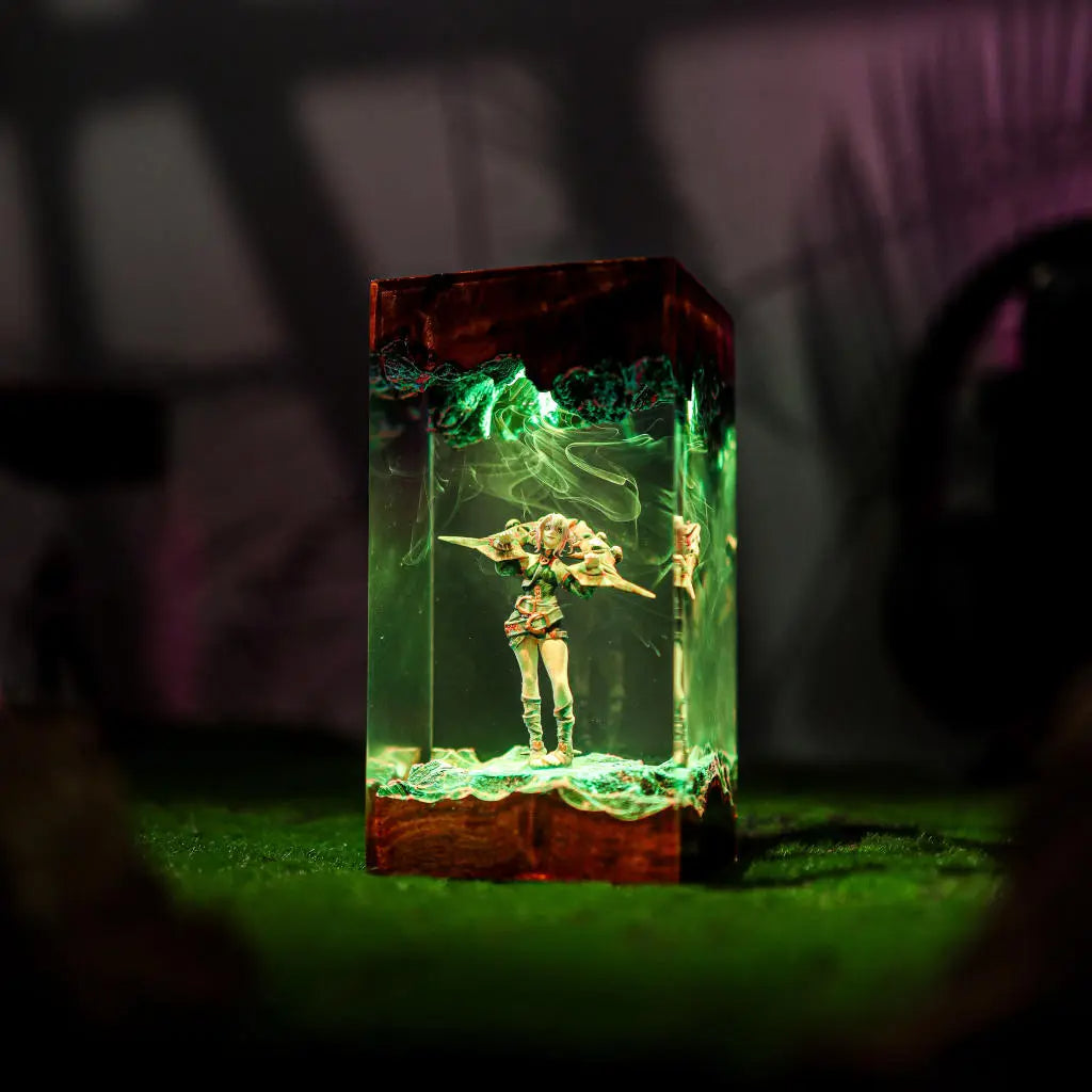 Briar League of Legends Epoxy Resin Lamp, Night Light
