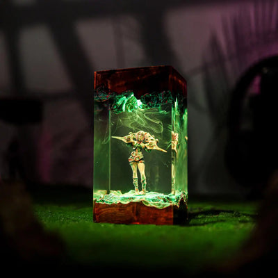 Briar League of Legends Epoxy Resin Lamp, Night Light
