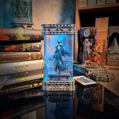 Bloodborne Lady Maria and The Old Hunters Epoxy Resin Lamp, Night Light, Wireless Lights