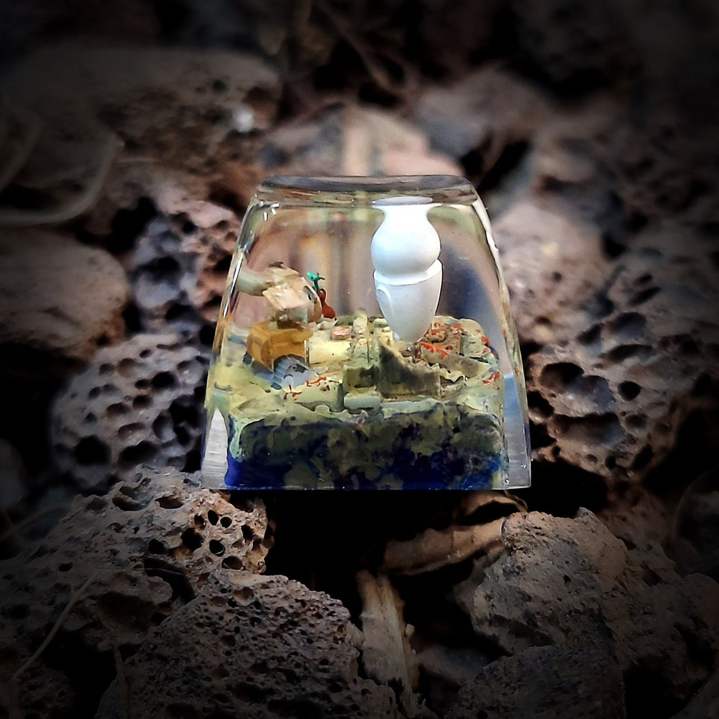 WALL E EVE Artisan Keycaps Epoxy Resin