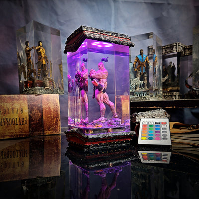 Mortal Kombat Goro Epoxy Resin Lamp, Night Light, Wireless Lights