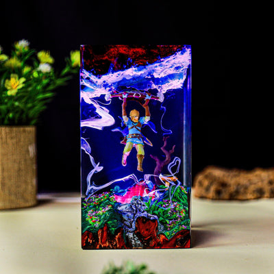 Zelda Link Fly Epoxy Resin Lamp, Night Light