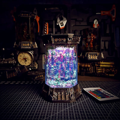 Marvel MCU Iron Man Healing Chamber Incubator Epoxy Resin Lamp, Night Light, Wireless Lights