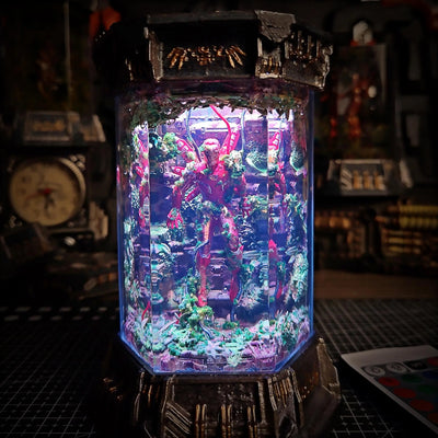 Marvel MCU Iron Man Healing Chamber Incubator Epoxy Resin Lamp, Night Light, Wireless Lights
