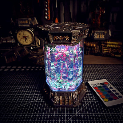Marvel MCU Iron Man Healing Chamber Incubator Epoxy Resin Lamp, Night Light, Wireless Lights