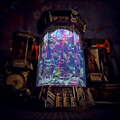 Marvel MCU Iron Man Healing Chamber Incubator Epoxy Resin Lamp, Night Light, Wireless Lights