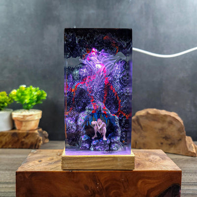 LOTR Lord Of Rings Smeagol Gollum Epoxy Resin Lamp, Night Light
