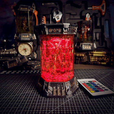 Marvel MCU Iron Man Healing Chamber Incubator Epoxy Resin Lamp, Night Light, Wireless Lights