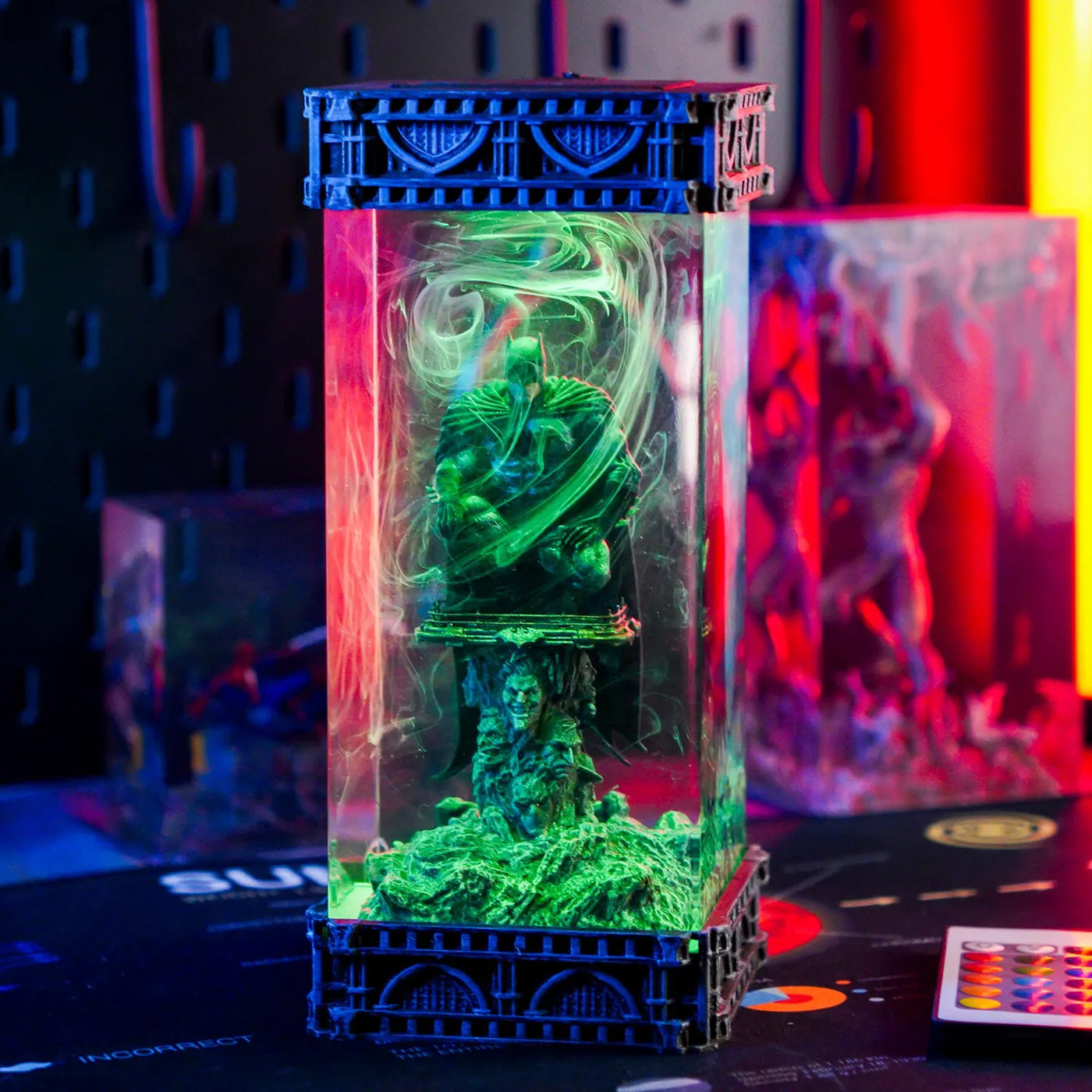 DC Batman Epoxy Resin Lamp, Night Light, Wireless Lights