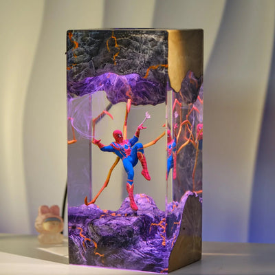 Marvel MCU Spider-Man Epoxy Resin Lamp, Night Light