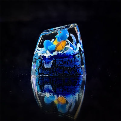 Pokemon Squirtle Artisan Keycaps Epoxy Resin