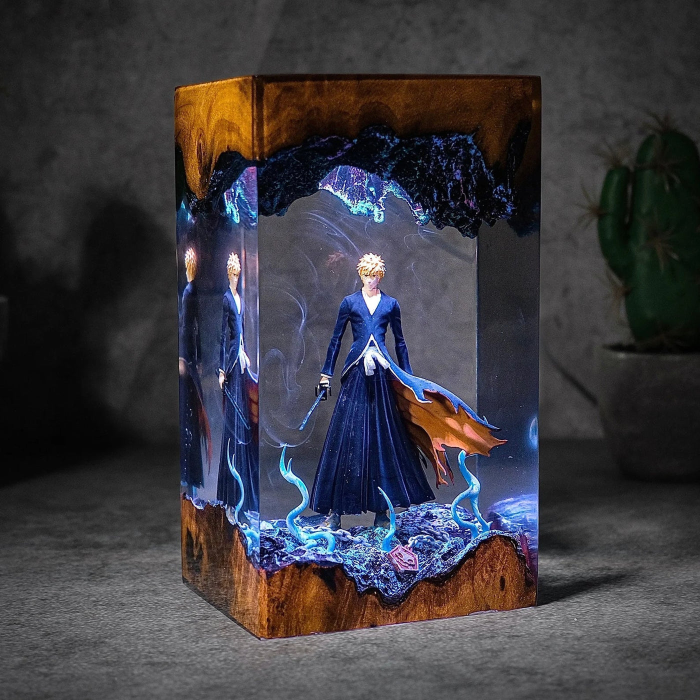 Bleach Kurosaki Ichigo Epoxy Resin Lamp, Night Light