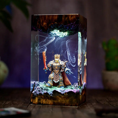 Warhammer Emperor of Mankind Epoxy Resin Lamp, Night Light