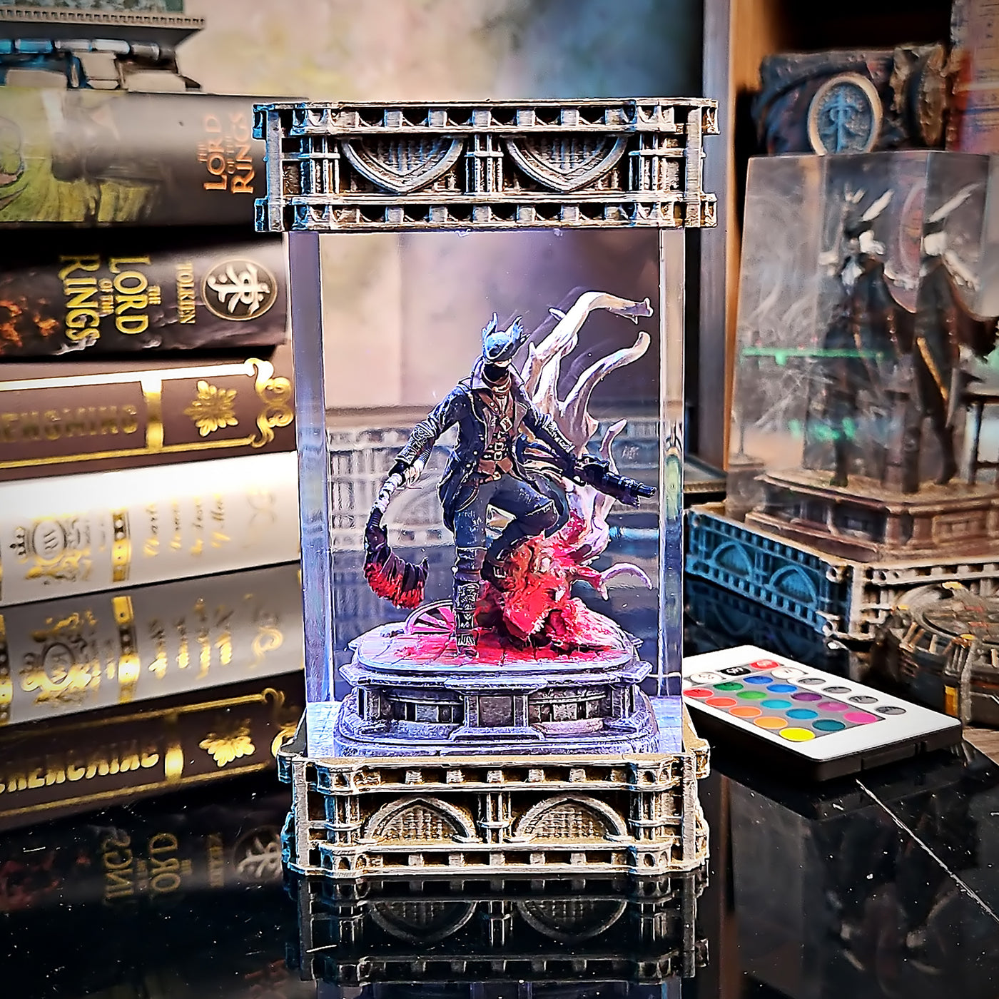 The Hunter Bloodborne Epoxy Resin Lamp, Night Light, Wireless Lights