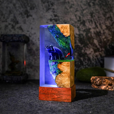 How To Train Your Dragon Toothless Epoxy Resin Lamp, Night Light