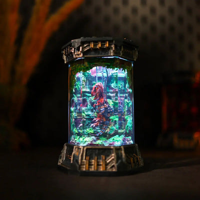 T-Rex Dinosaur Healing Chamber Incubator Epoxy Resin Lamp, Night Light, Wireless Lights