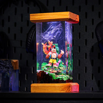 Banjo Kazooie Epoxy Resin Lamp, Night Light