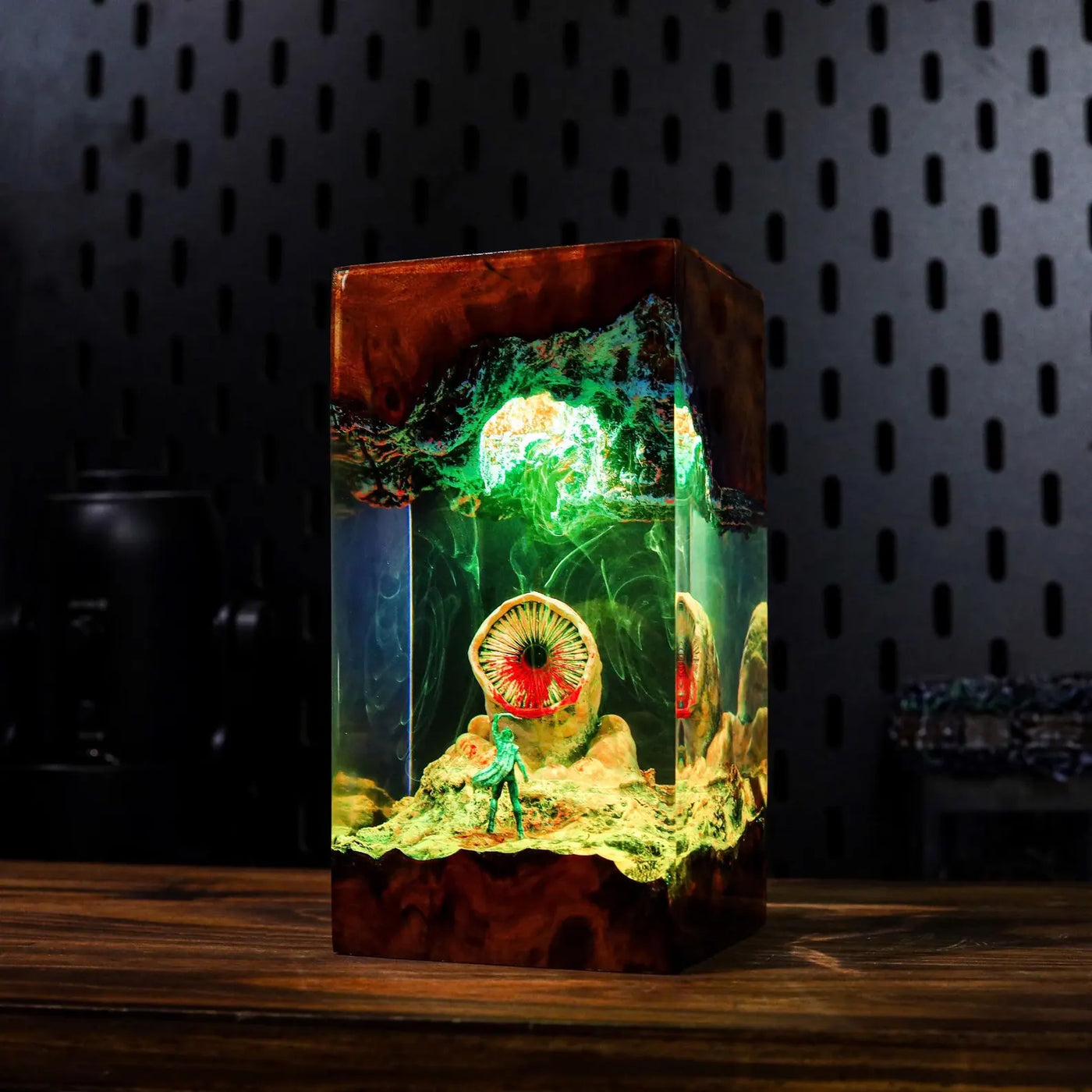 Dune 2 Paul Atreides Sandworm Epoxy Resin Lamp, Night Light