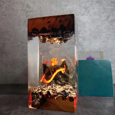 LOTR Lord Of Rings Balrog Epoxy Resin Lamp, Night Light