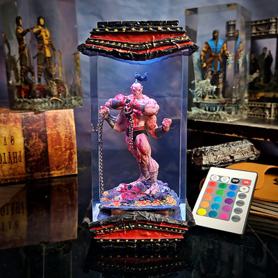 Mortal Kombat Goro Epoxy Resin Lamp, Night Light, Wireless Lights