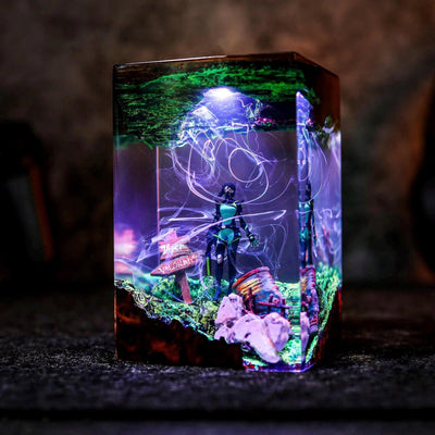 Valorant Viper Epoxy Resin Lamp, Night Light