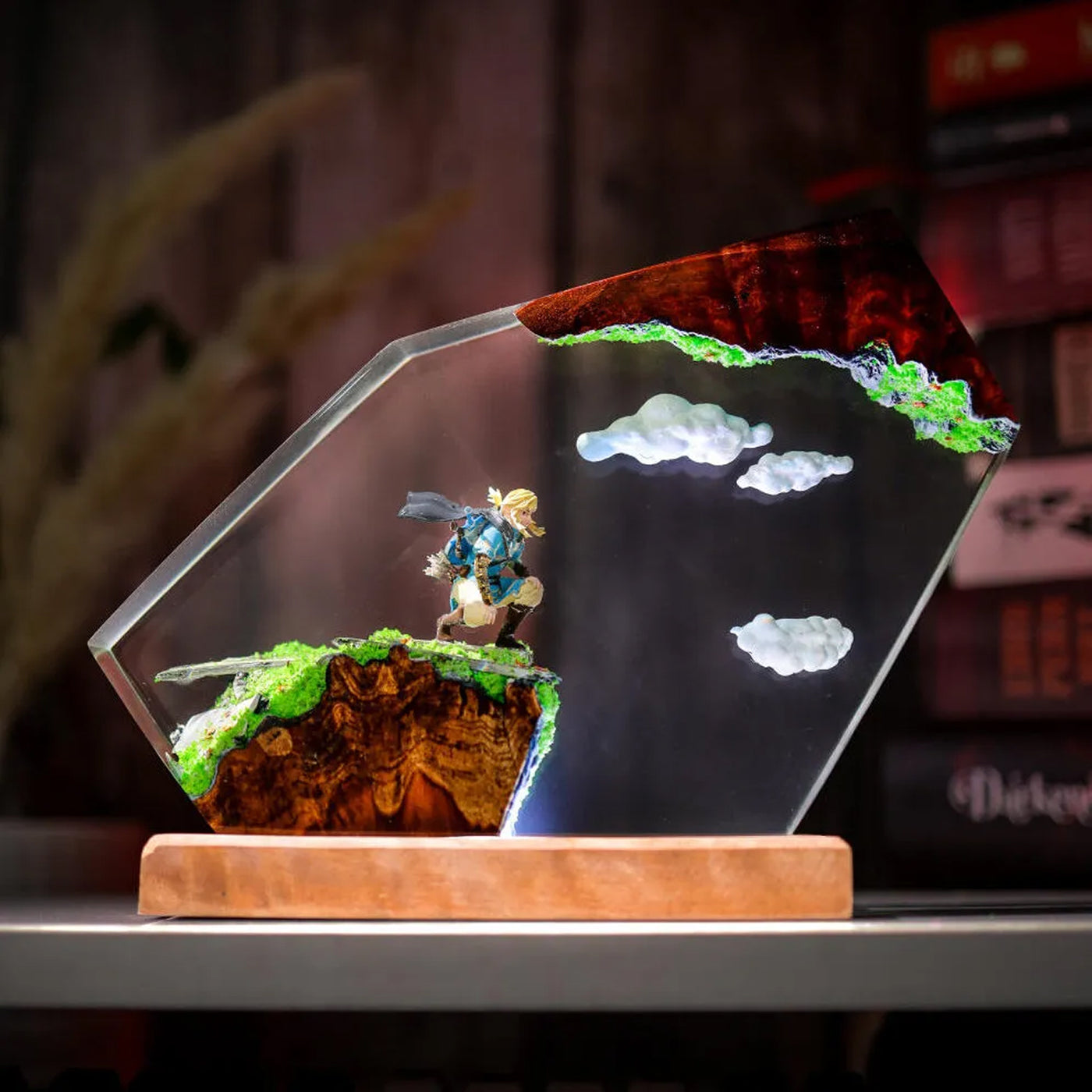Zelda Link Cloud Epoxy Resin Lamp, Night Light