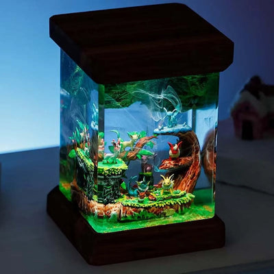 Pokemon Eeveelutions Epoxy Resin Lamp, Night Light