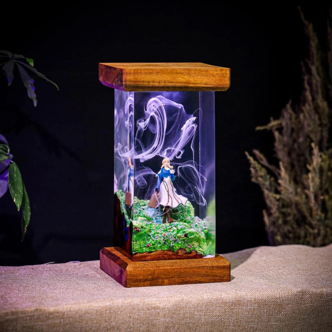 Violet Evergarden Epoxy Resin Lamp, Night Light