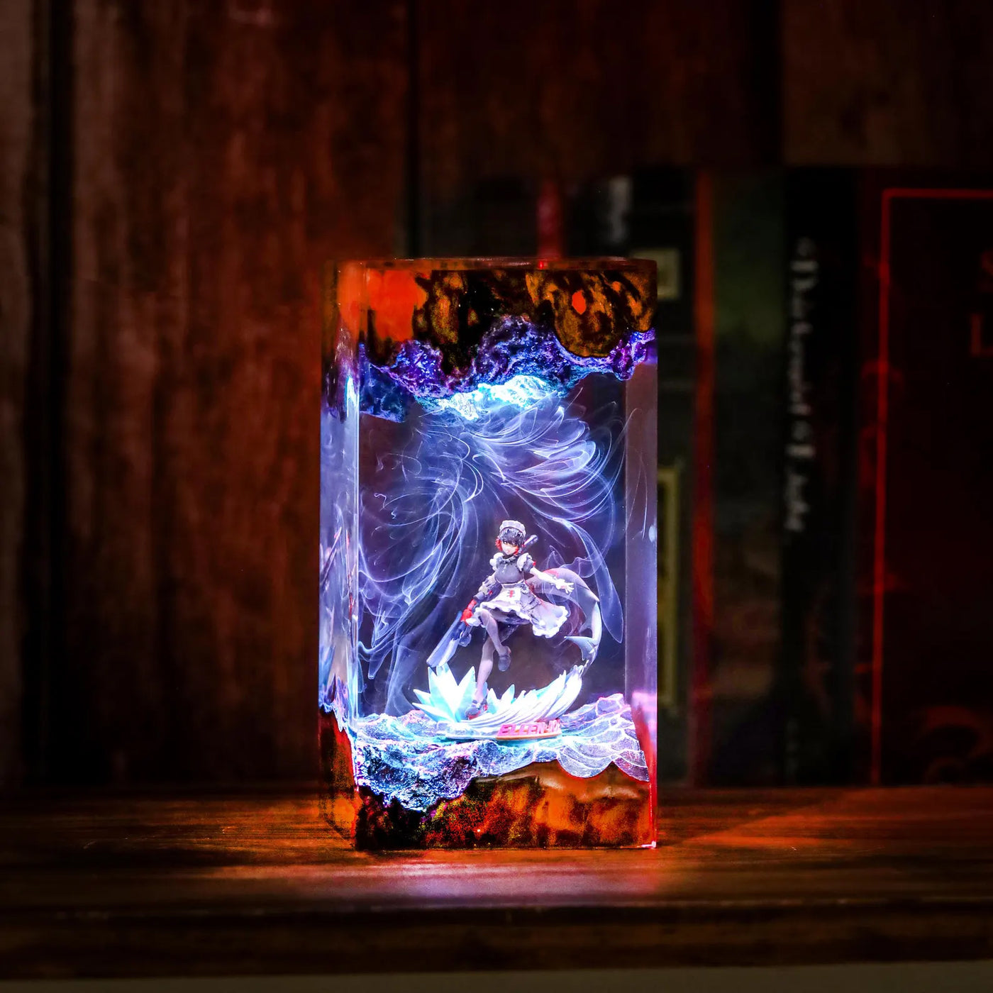 Zenless Zone Zero Elle Joe White Epoxy Resin Lamp, Night Light